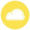 cloud icon yellow